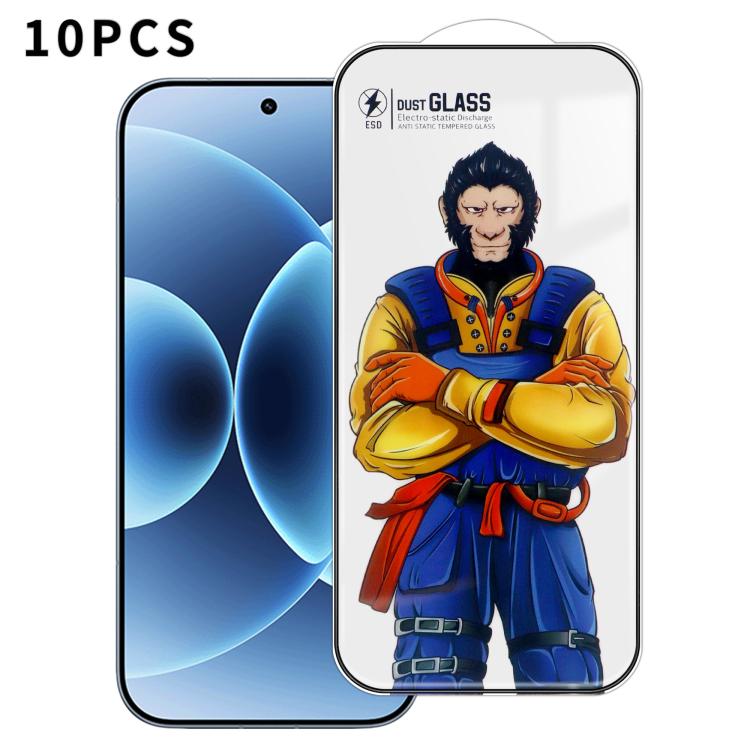 For Xiaomi 17 10pcs Armor Super-Strong 3D Curved 120C Anti-Static High-Aluminum Screen-Printed HD Tempered Glass Film