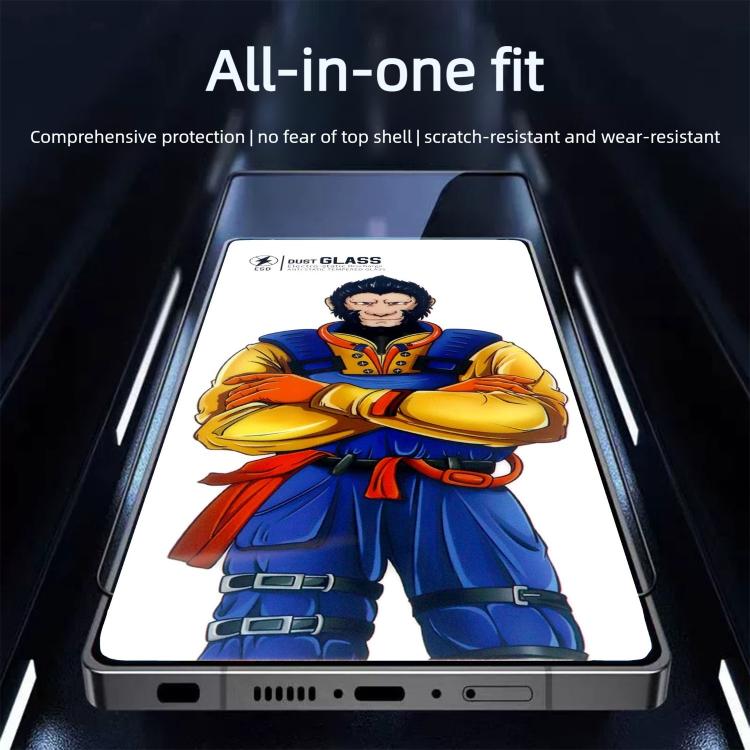For Redmi Note 12R 10pcs Armor Super-Strong 3D Curved 120C Anti-Static High-Aluminum Screen-Printed HD Tempered Glass Film