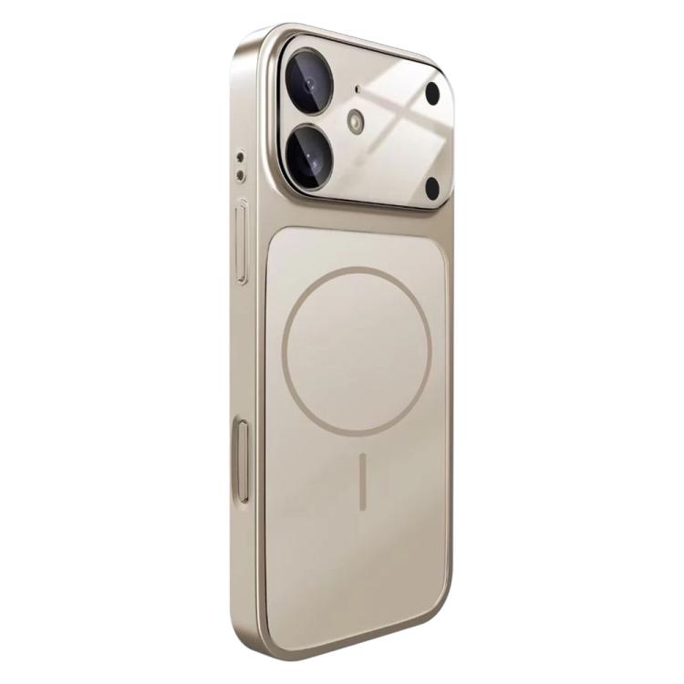 For iPhone 11 Change to 17 Big Lens Window Frosted MagSafe Phone Case
