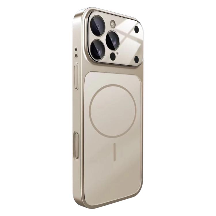 For iPhone 12 Pro Max Change to 17 Big Lens Window Frosted MagSafe Phone Case