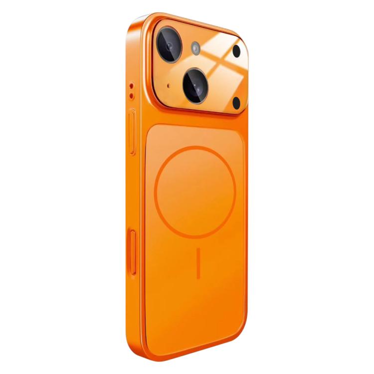 For iPhone 13 Change to 17 Big Lens Window Frosted MagSafe Phone Case