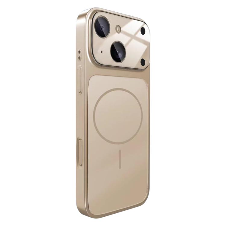 For iPhone 13 Change to 17 Big Lens Window Frosted MagSafe Phone Case