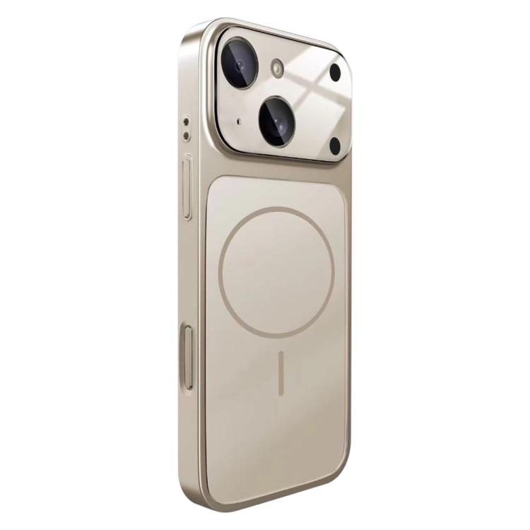 For iPhone 13 Change to 17 Big Lens Window Frosted MagSafe Phone Case