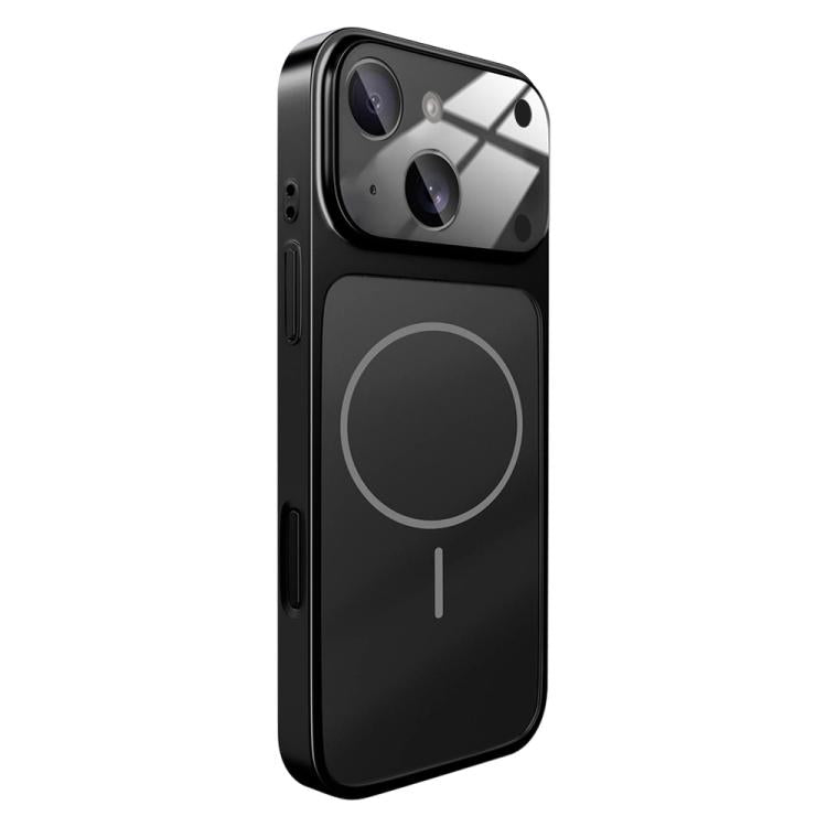 For iPhone 14 Change to 17 Big Lens Window Frosted MagSafe Phone Case