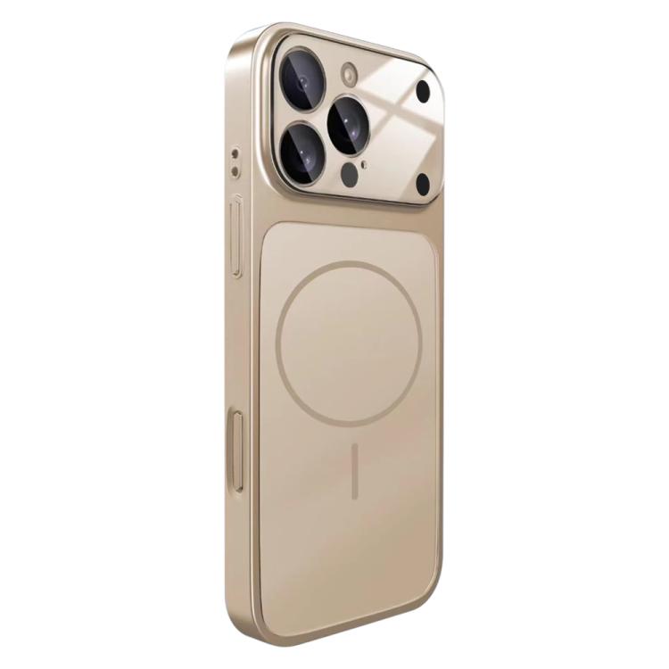 For iPhone 14 Pro Change to 17 Big Lens Window Frosted MagSafe Phone Case