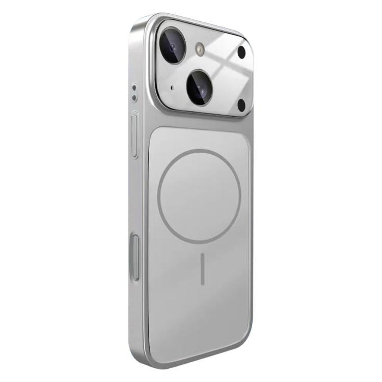 For iPhone 14 Plus Change to 17 Big Lens Window Frosted MagSafe Phone Case