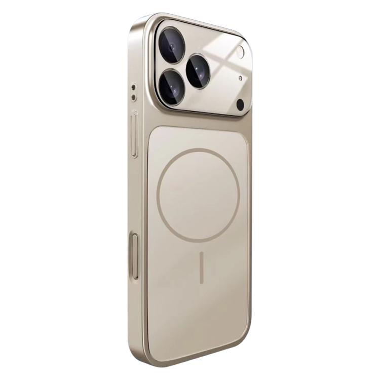 For iPhone 17 Pro Change to 17 Big Lens Window Frosted MagSafe Phone Case