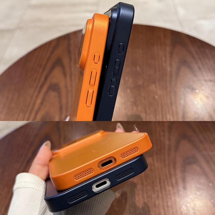 For iPhone 15 Change to 17 Big Lens Window Frosted MagSafe Phone Case