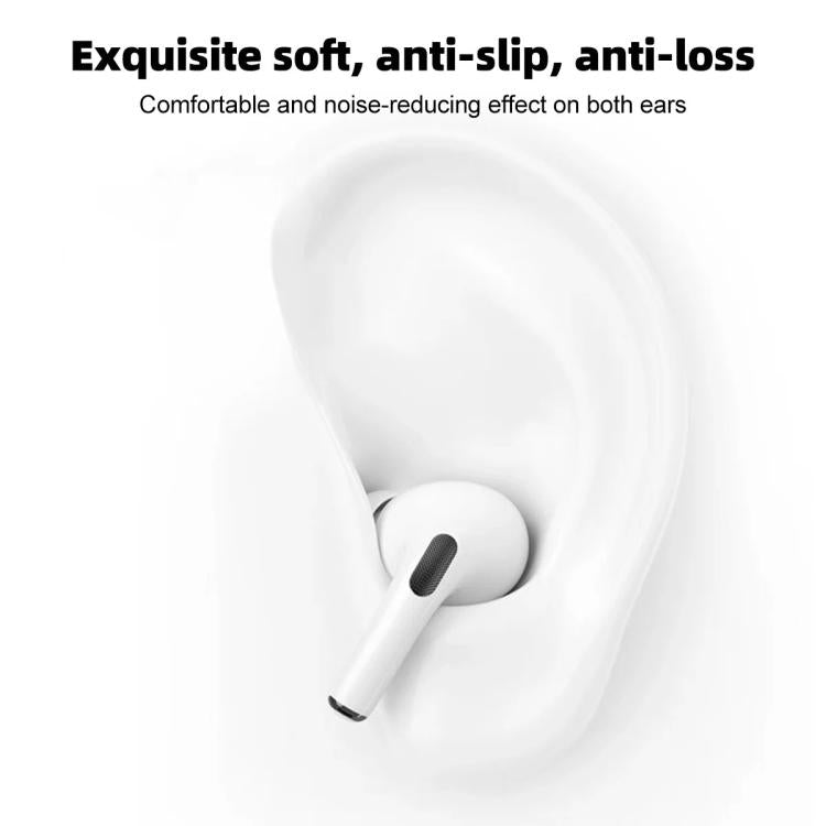 1 Pair Silicone Earplugs For AirPods Pro 3, Model:S - White