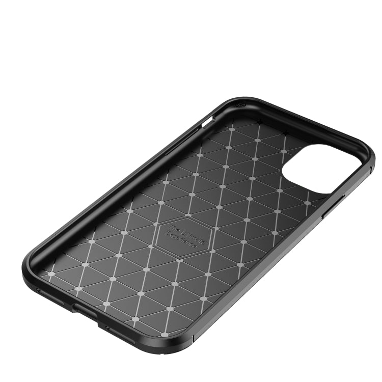 For iPhone 11 Carbon Fiber Texture Shockproof TPU Case