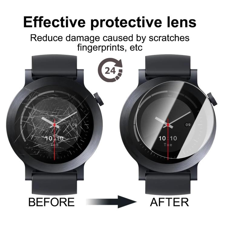 For Nothing CMF Watch 3 Pro Full-Screen Anti-Fingerprint HD Positioning Easy Installation Watch Tempered Glass Film