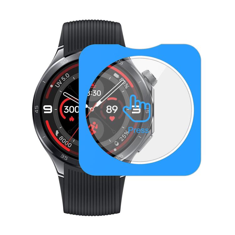 For OnePlus Watch 3 46mm Full-Screen Anti-Fingerprint HD Positioning Easy Installation Watch Tempered Glass Film