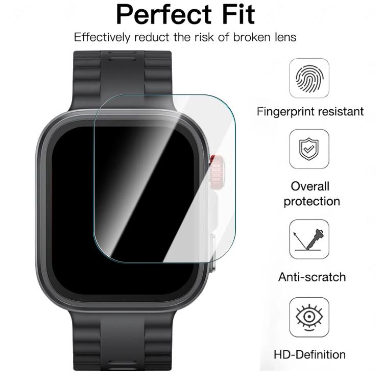 For Huawei Watch Fit 4 Pro Full-Screen Anti-Fingerprint HD Positioning Easy Installation Watch Tempered Glass Film