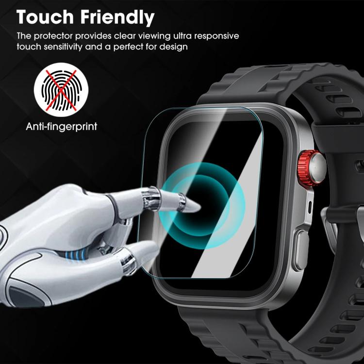 For Huawei Watch Fit 4 Pro Full-Screen Anti-Fingerprint HD Positioning Easy Installation Watch Tempered Glass Film