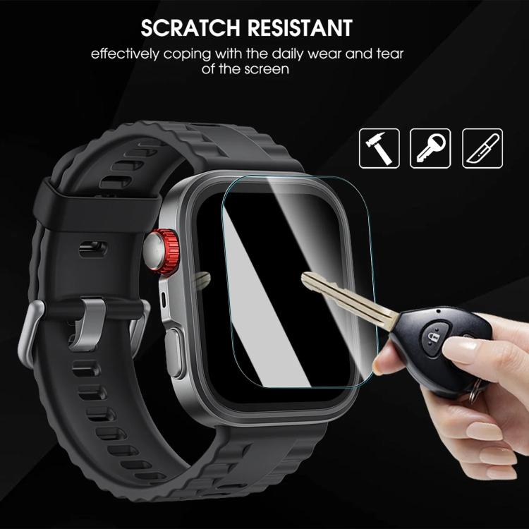 For Huawei Watch Fit 4 Pro Full-Screen Anti-Fingerprint HD Positioning Easy Installation Watch Tempered Glass Film