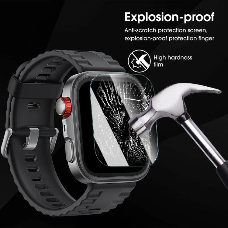 For Huawei Watch Fit 4 Pro Full-Screen Anti-Fingerprint HD Positioning Easy Installation Watch Tempered Glass Film