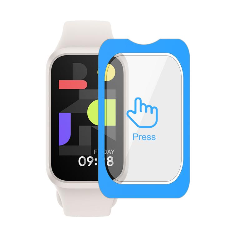 For Redmi Band 3 Full-Screen Anti-Fingerprint HD Positioning Easy Installation Watch Tempered Glass Film