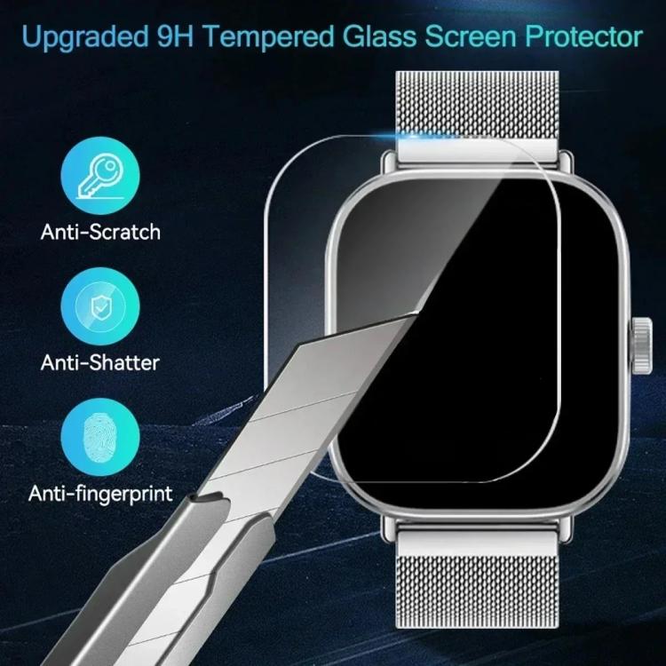 For Redmi Watch 5 Active Full-Screen Anti-Fingerprint HD Positioning Easy Installation Watch Tempered Glass Film