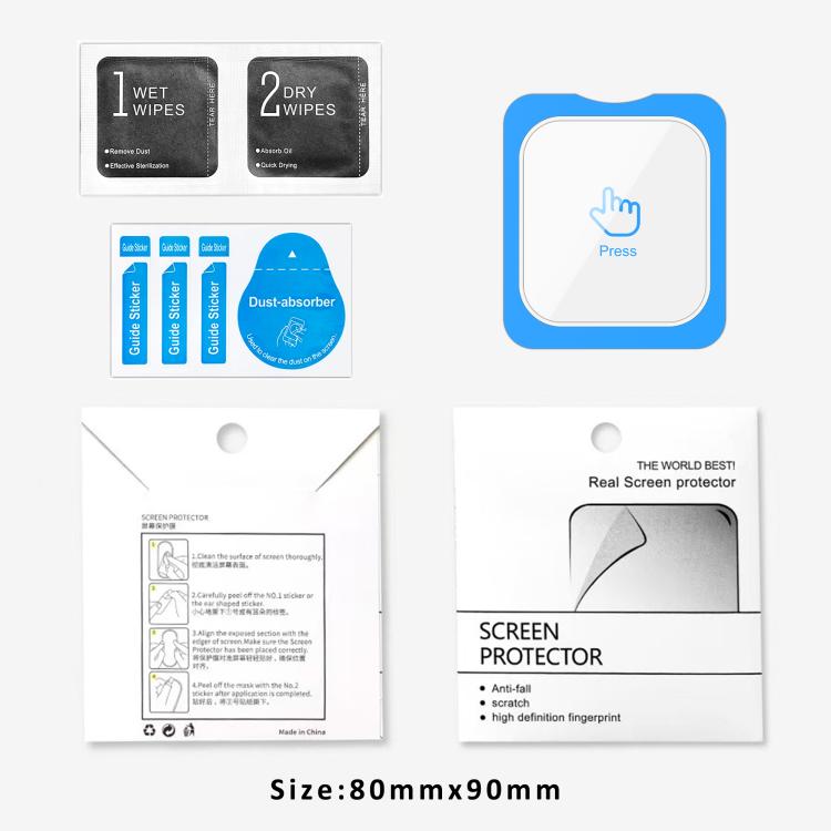 For Redmi Watch 5 Active Full-Screen Anti-Fingerprint HD Positioning Easy Installation Watch Tempered Glass Film