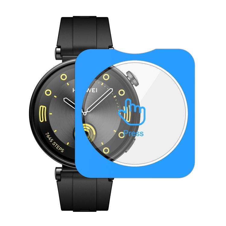 For Huawei Watch GT 4 41mm Full-Screen Anti-Fingerprint HD Positioning Easy Installation Watch Tempered Glass Film