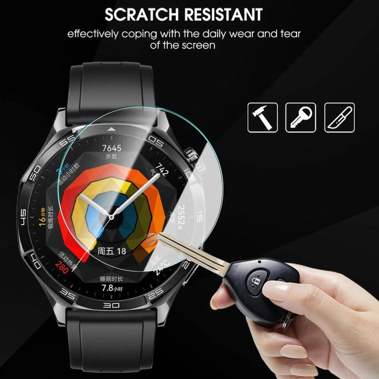 For Huawei Watch GT 4 41mm Full-Screen Anti-Fingerprint HD Positioning Easy Installation Watch Tempered Glass Film