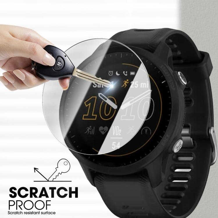 For Garmin Fenix E 47mm Full-Screen Anti-Fingerprint HD Positioning Easy Installation Watch Tempered Glass Film