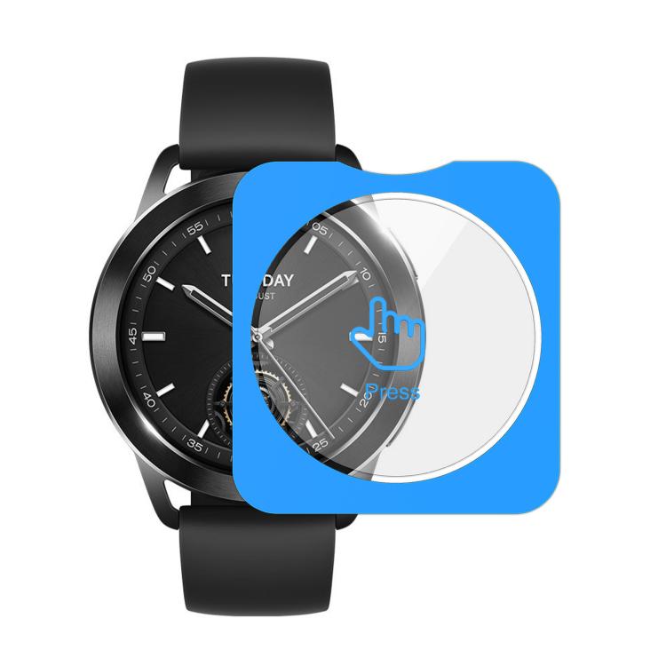 For Xiaomi Watch S3 Full-Screen Anti-Fingerprint HD Positioning Easy Installation Watch Tempered Glass Film