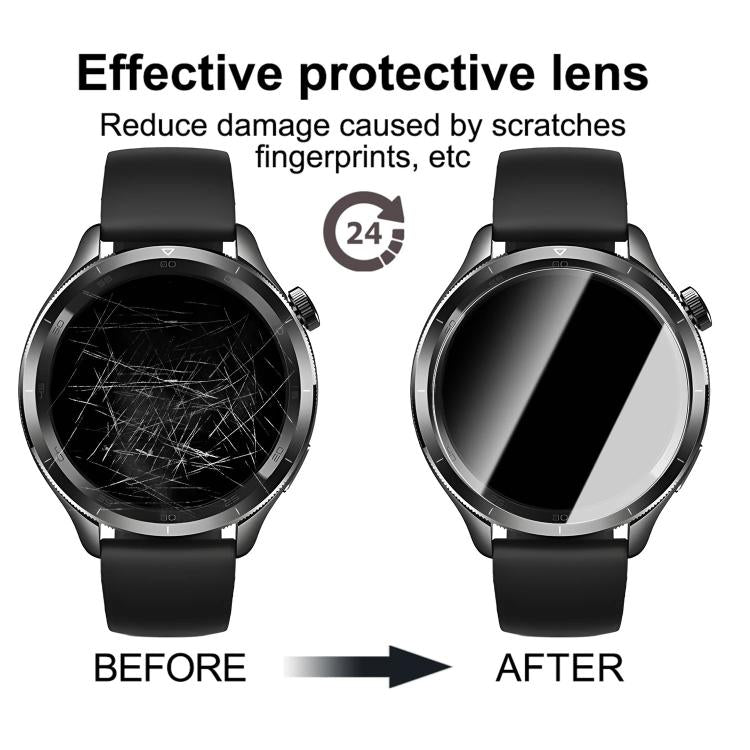 For Xiaomi Watch S3 Full-Screen Anti-Fingerprint HD Positioning Easy Installation Watch Tempered Glass Film