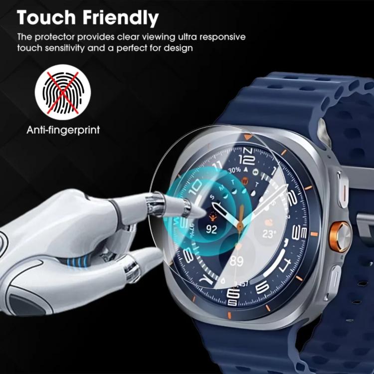For Samsung Galaxy Watch8 44mm Full-Screen Anti-Fingerprint HD Positioning Easy Installation Watch Tempered Glass Film