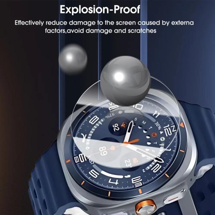 For Samsung Galaxy Watch8 44mm Full-Screen Anti-Fingerprint HD Positioning Easy Installation Watch Tempered Glass Film