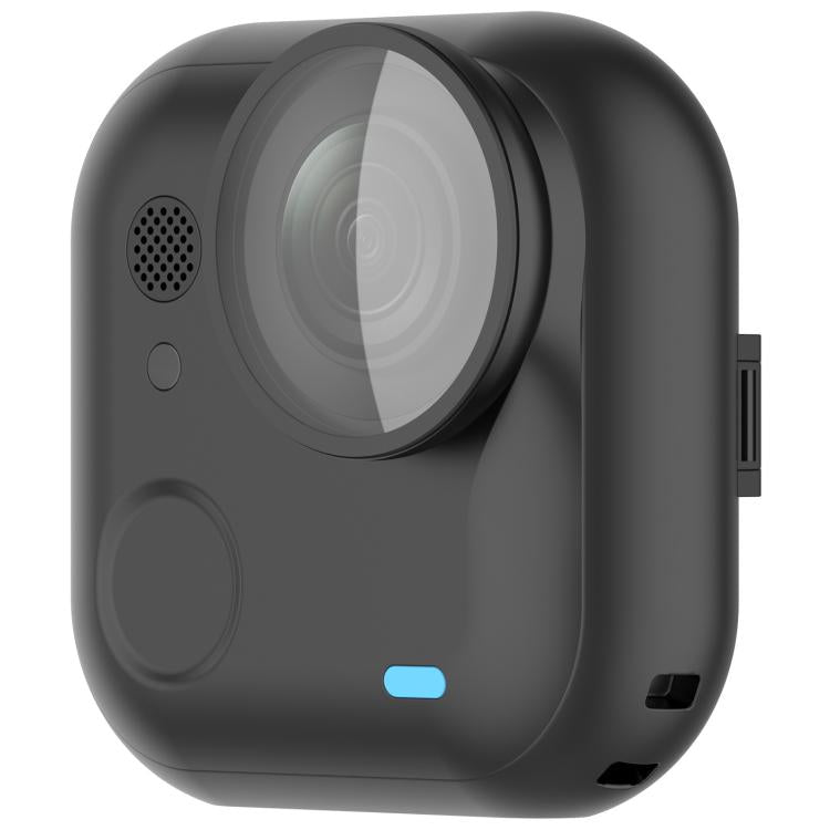 For Insta360 GO Ultra Curved Glass Lens Protector Cover - Black