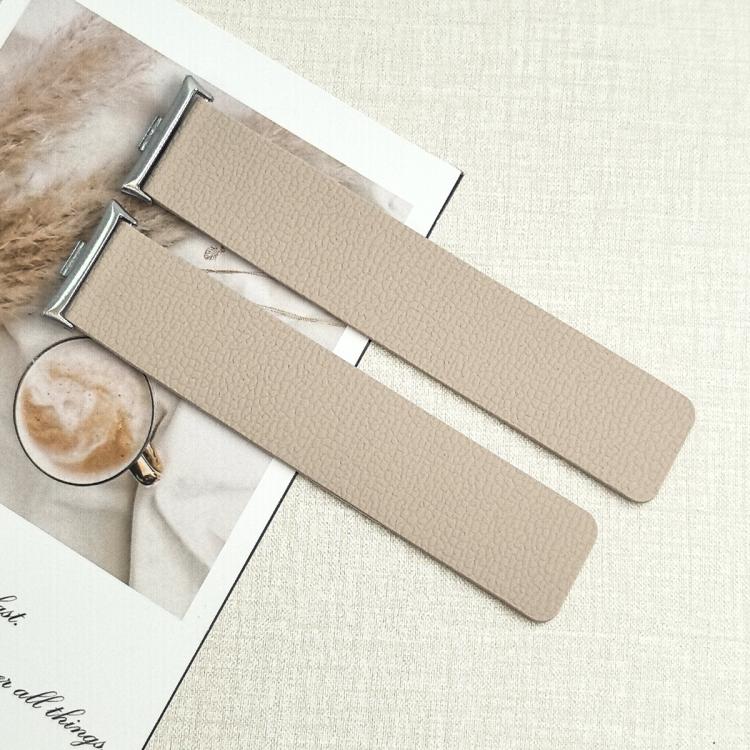 For Redmi Watch 6 / Watch 5 / Watch 4 Lychee Texture Soft Magnetic Silicone Watch Band