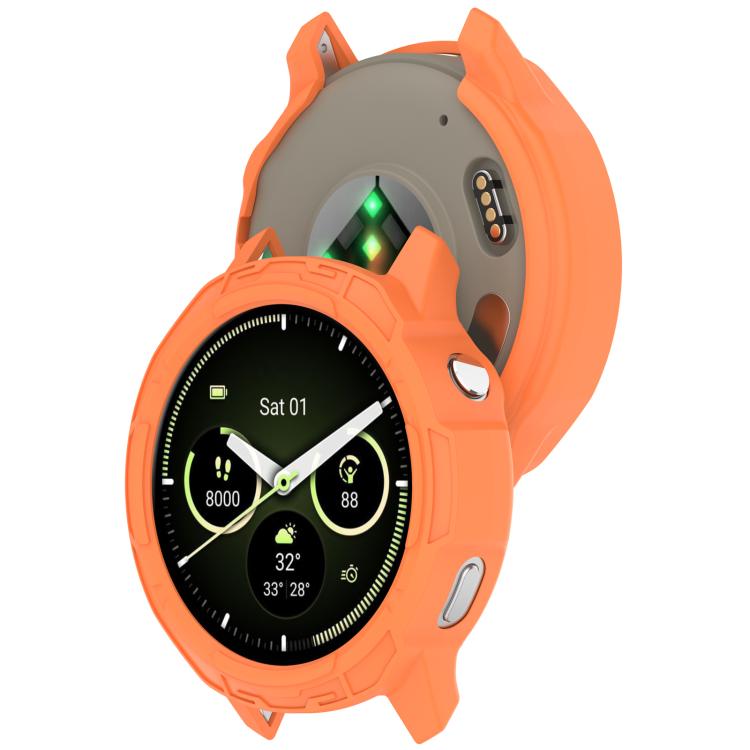 For Garmin Venu 4 41mm Armor Hollow TPU Half Coverage Watch Protective Cover