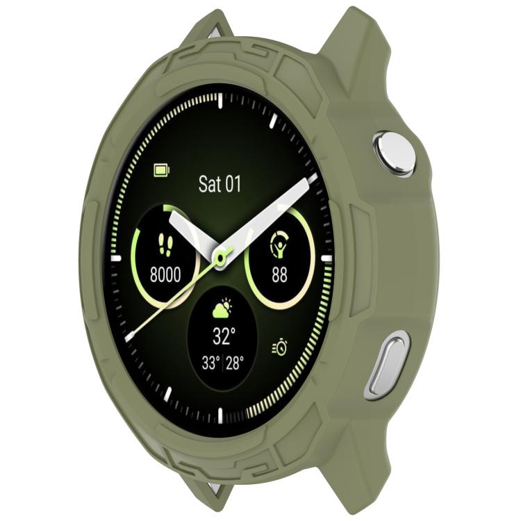 For Garmin Venu 4 41mm Armor Hollow TPU Half Coverage Watch Protective Cover