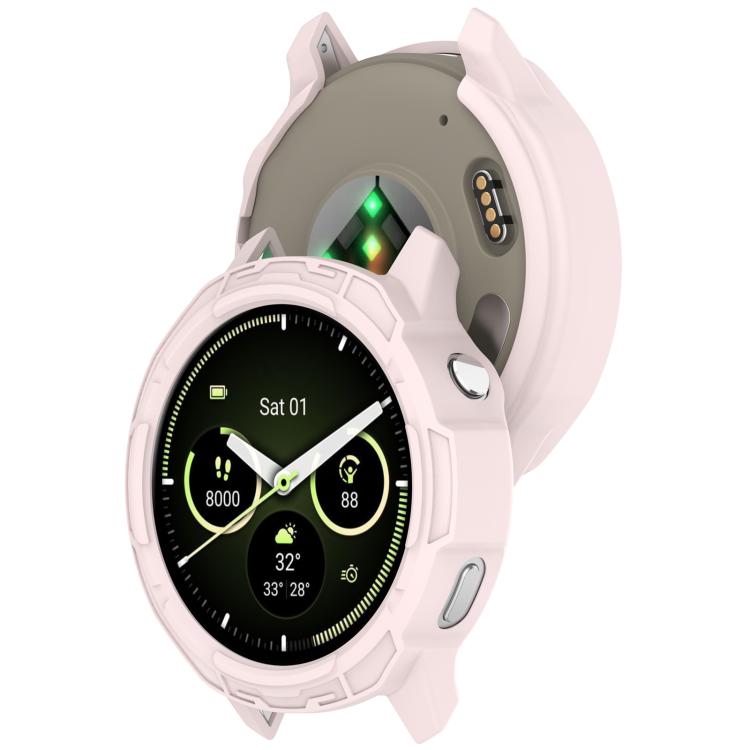 For Garmin Venu 4 41mm Armor Hollow TPU Half Coverage Watch Protective Cover
