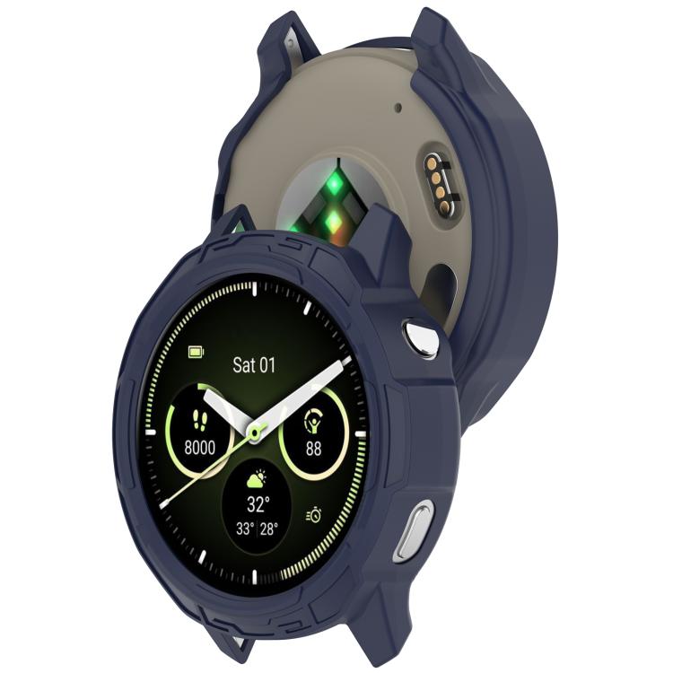 For Garmin Venu 4 41mm Armor Hollow TPU Half Coverage Watch Protective Cover
