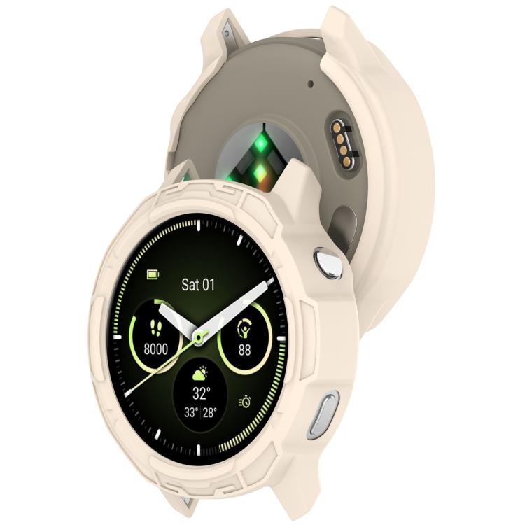 For Garmin Venu 4 41mm Armor Hollow TPU Half Coverage Watch Protective Cover