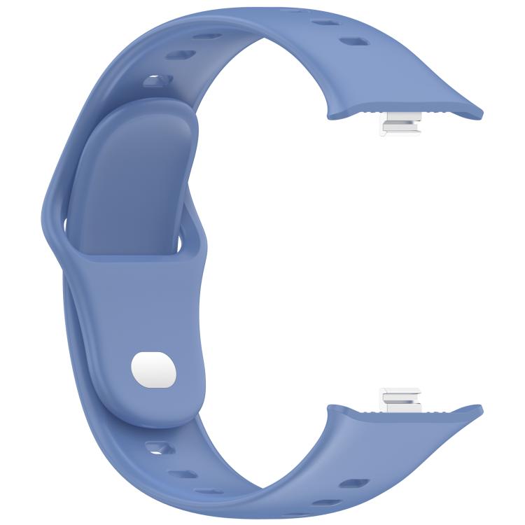 For vivo Watch GT 2 / iQOO Watch GT 2 Solid Solor Reverse Buckle Silicone Watch Strap