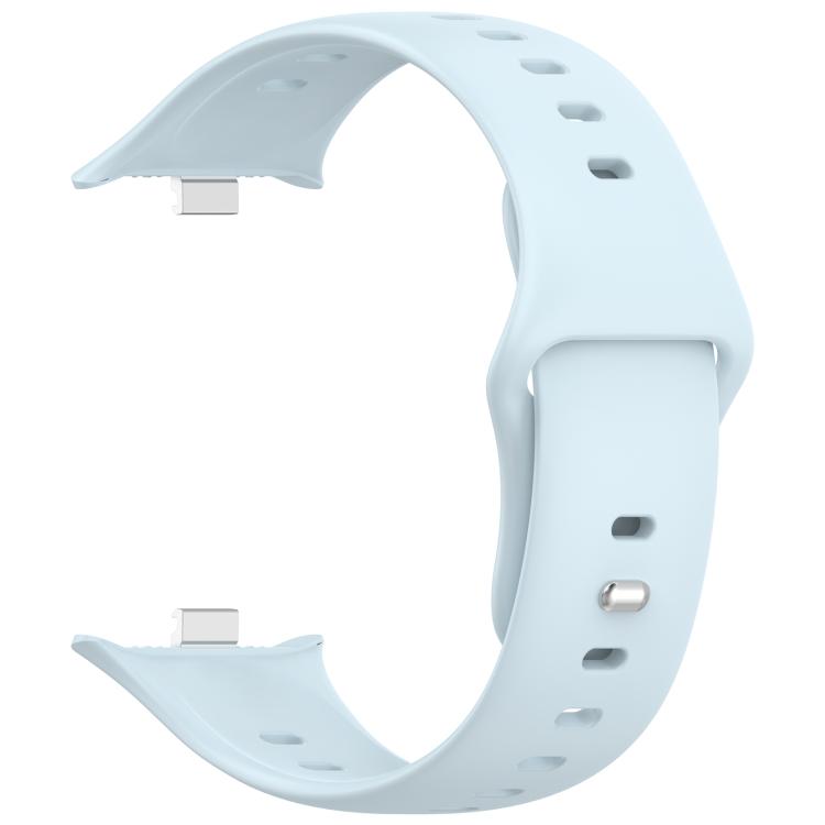 For vivo Watch GT 2 / iQOO Watch GT 2 Solid Solor Reverse Buckle Silicone Watch Strap