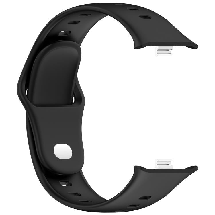 For vivo Watch GT 2 / iQOO Watch GT 2 Solid Solor Reverse Buckle Silicone Watch Strap