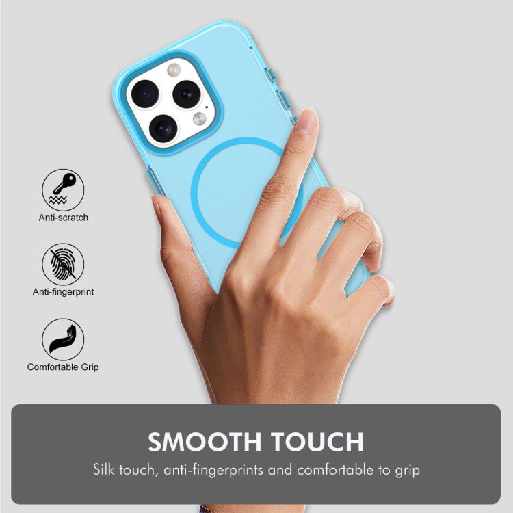For iPhone 16 Pro Max ENKAY Hat-Prince MagSafe Candy Color Phone Case with 9H Screen Film
