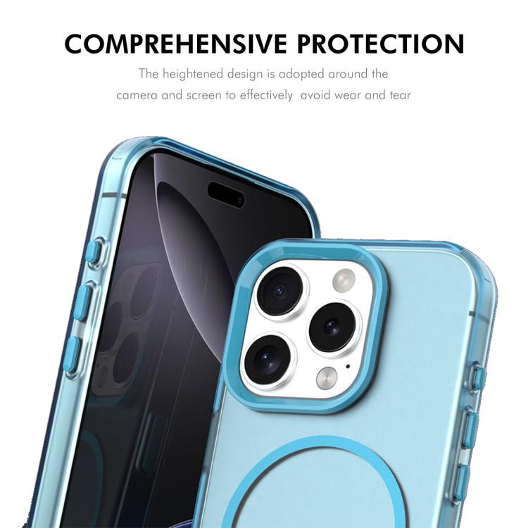 For iPhone 16 Pro Max ENKAY Hat-Prince MagSafe Candy Color Phone Case with 9H Screen Film