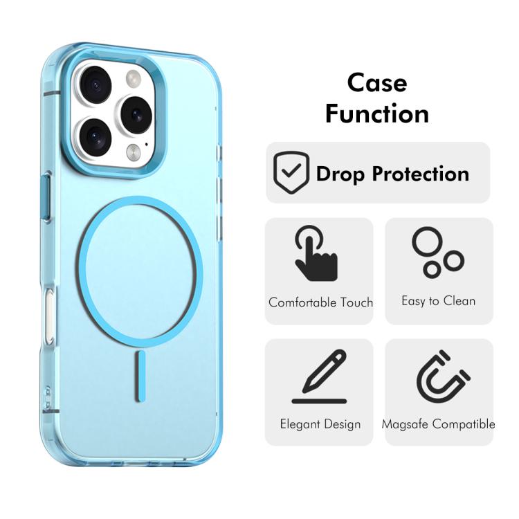 For iPhone 14 Pro ENKAY Hat-Prince MagSafe Candy Color Phone Case with 9H Screen Film
