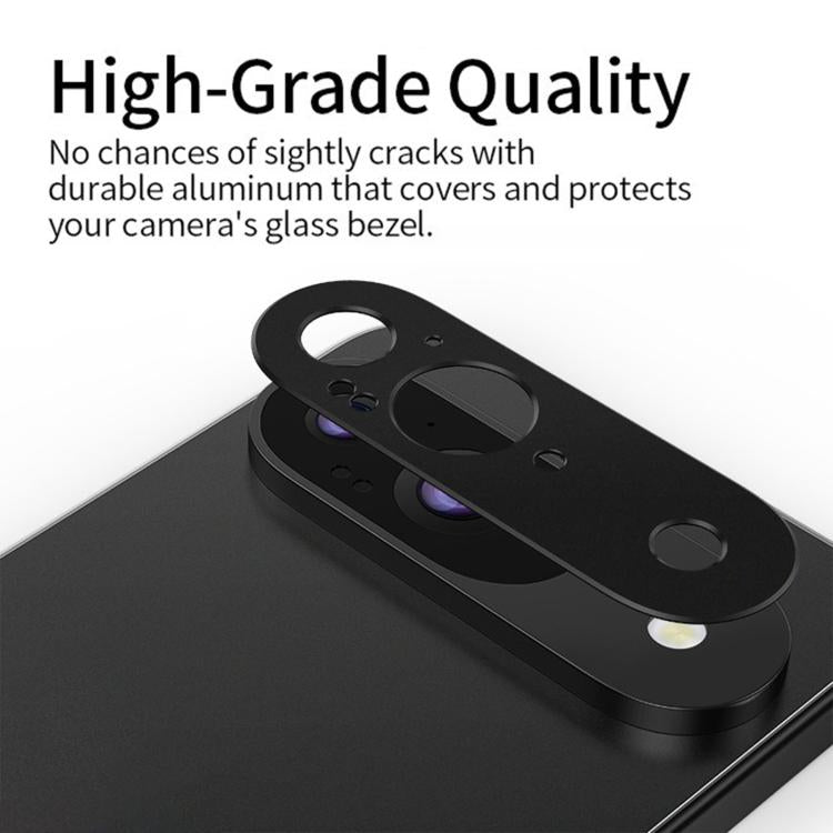 For Google Pixel 9 Pro XL Kalebol Metal Hollow Lens Protection Ring
