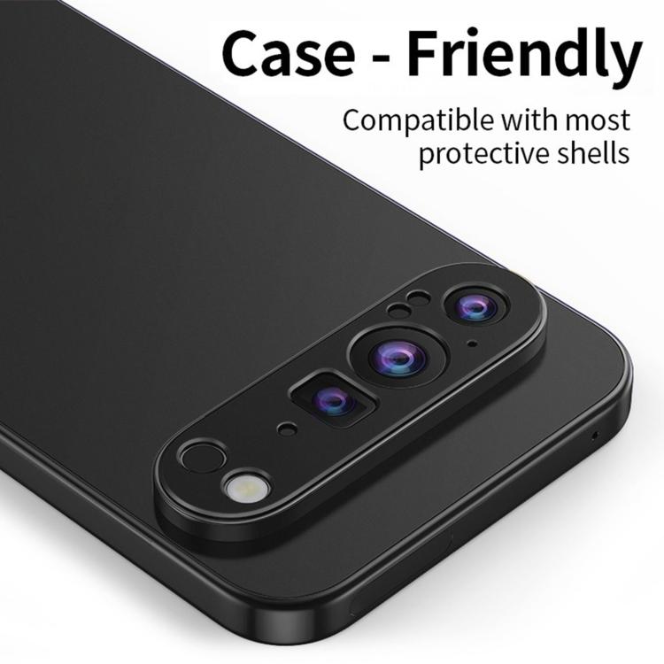 For Google Pixel 9 Pro Kalebol Metal Hollow Lens Protection Ring