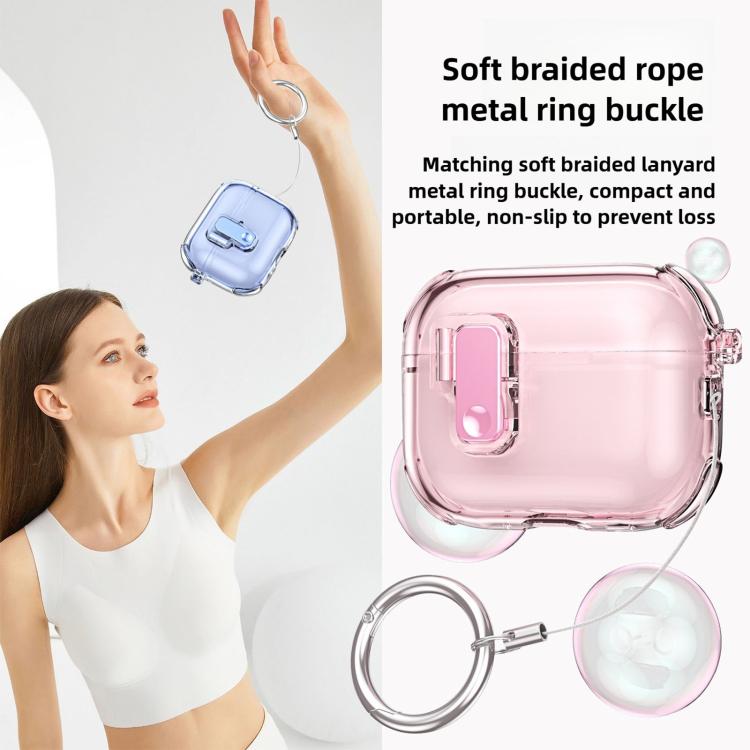 For AirPods Pro 3 Ice Crystals Shockproof Earphone Protective Case