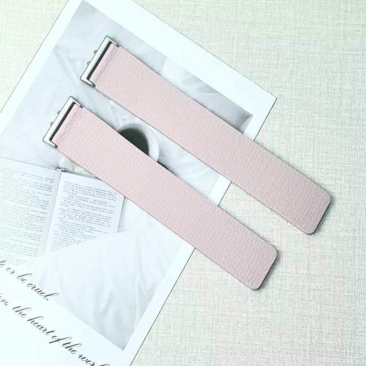 For Samsung Galaxy Fit3 Lychee Texture Soft Magnetic Silicone Watch Band