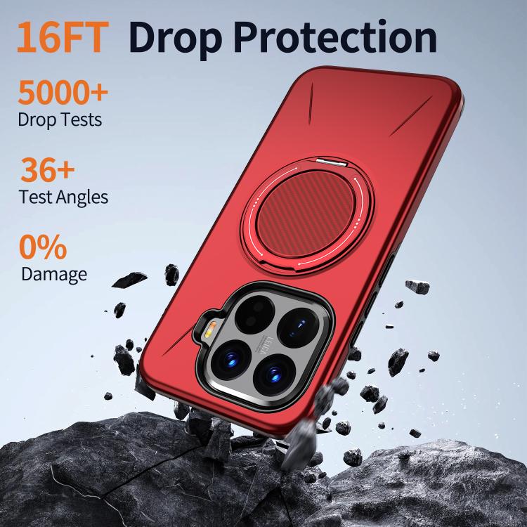 For Xiaomi 15T Pro 5G Kalebol Magnetic MagSafe Rotation Holder PC Phone Case