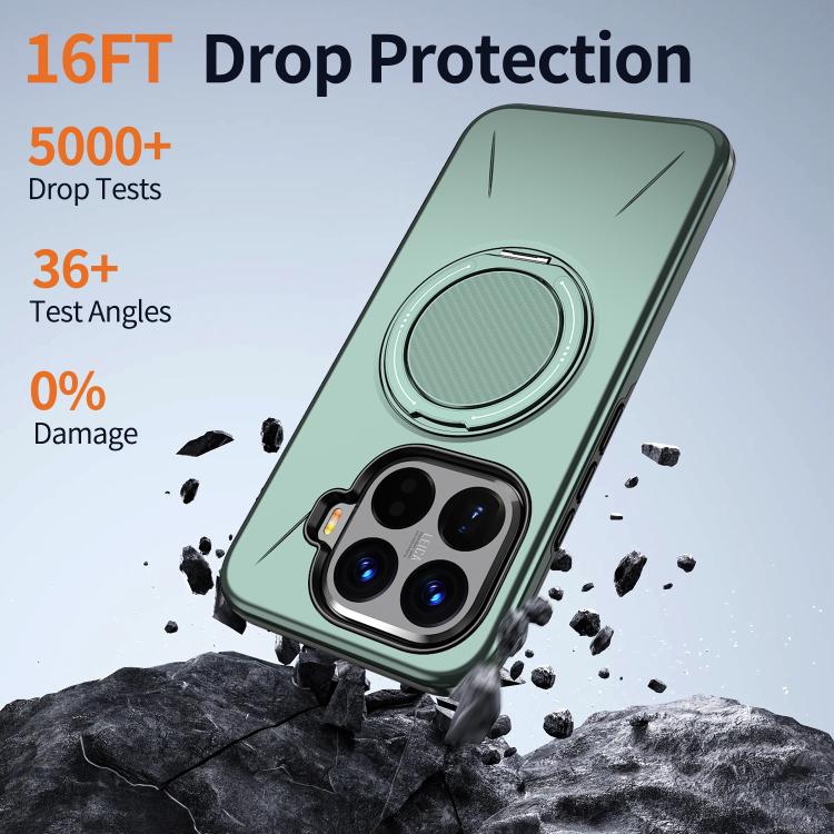 For Xiaomi 15T Pro 5G Kalebol Magnetic MagSafe Rotation Holder PC Phone Case