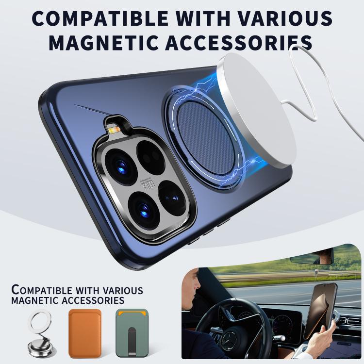 For Xiaomi 15T Pro 5G Kalebol Magnetic MagSafe Rotation Holder PC Phone Case